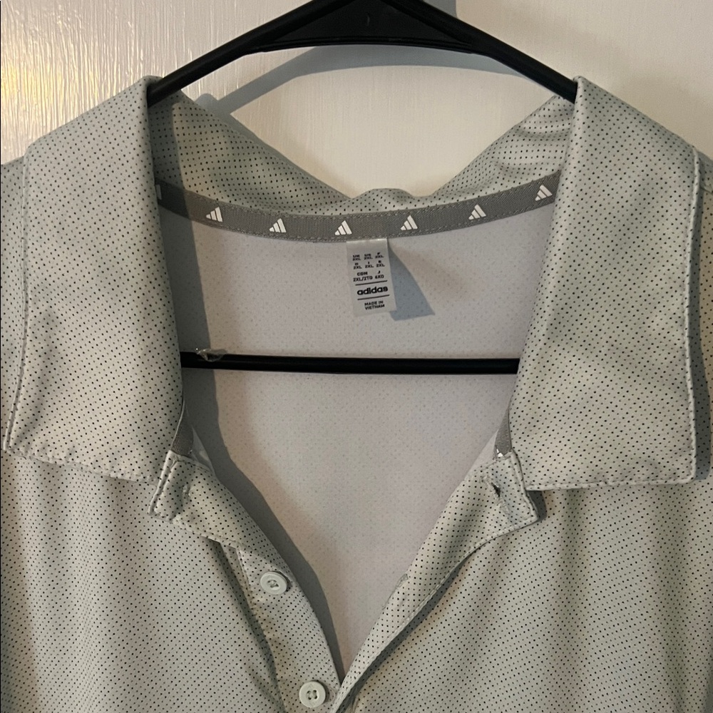 Adidas Light Gray Polo Shirt